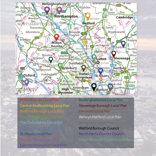 Local Plan Colour Coded Map