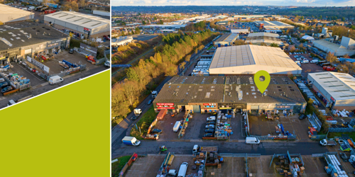 Aerial Cosgrove Way Luton