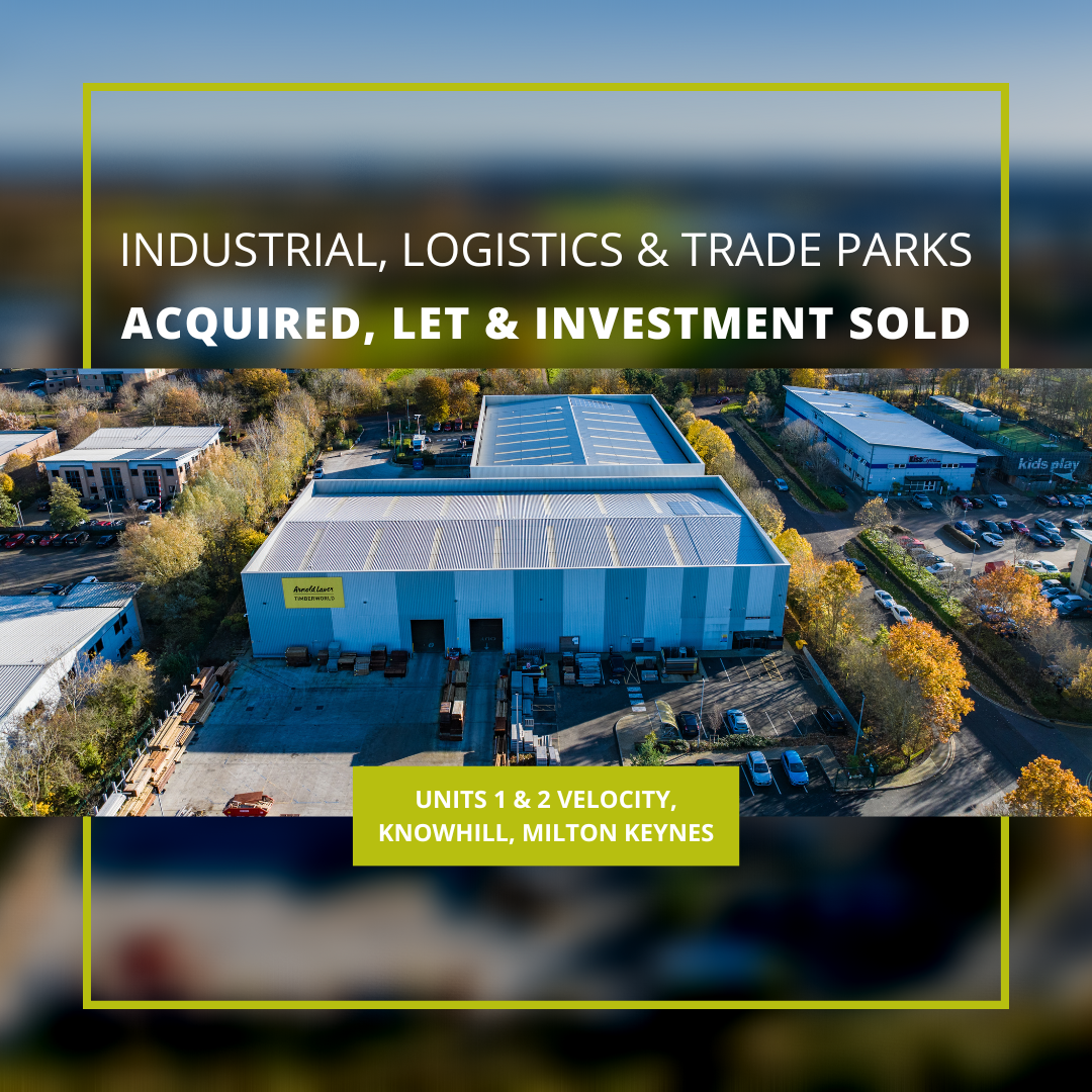 Industrial units acquired, let & Investment sold by Kirkby Diamond