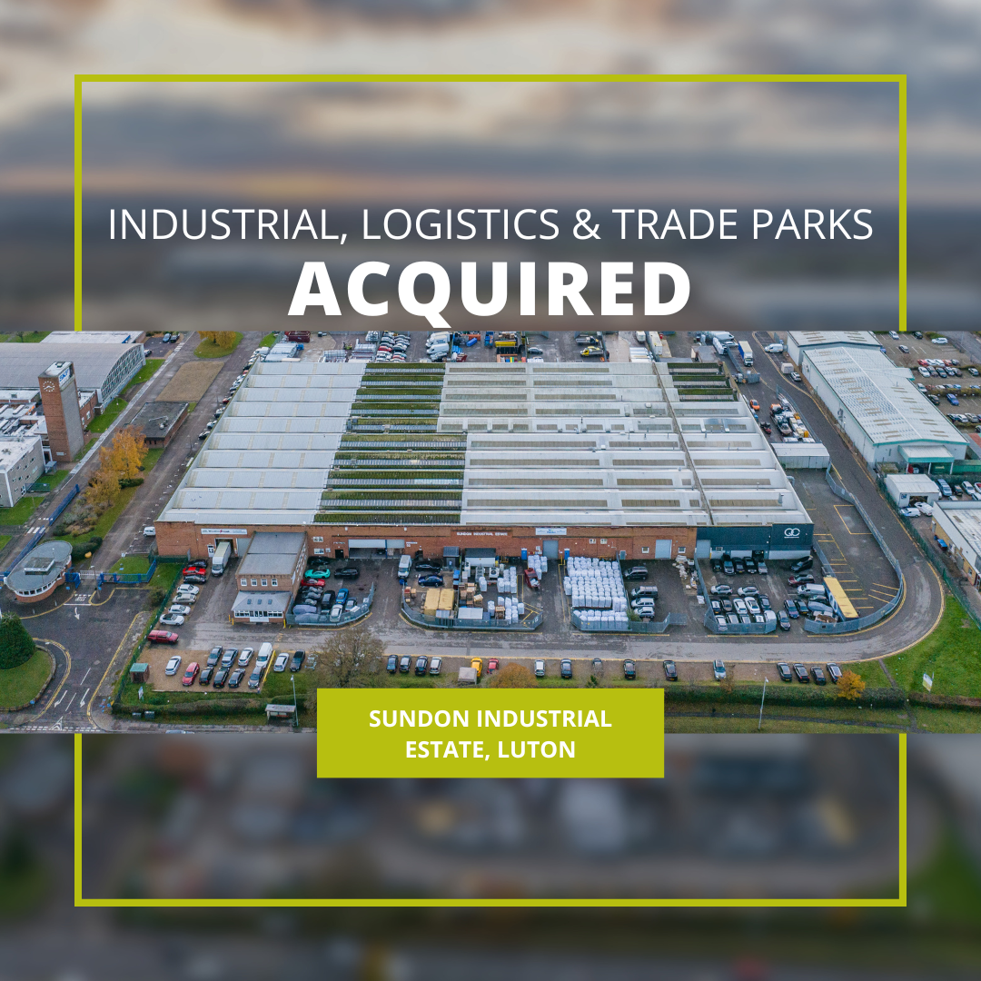 8 Industrial units totalling 64,000 sq ft acquired in North Luton